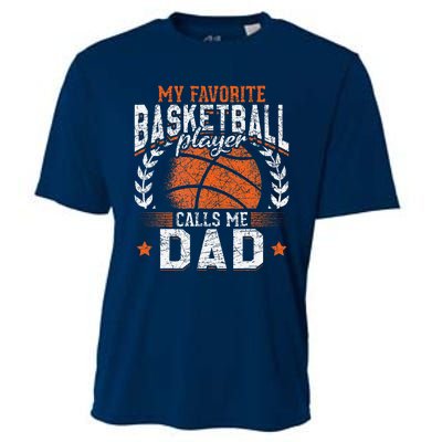 My Favorite Basketball Player Calls Me Dad Basketball Cooling Performance Crew T-Shirt