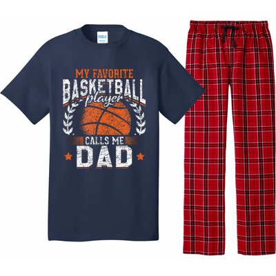 My Favorite Basketball Player Calls Me Dad Basketball Pajama Set