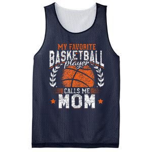 My Favorite Basketball Player Calls Me Mom Basketball Mesh Reversible Basketball Jersey Tank