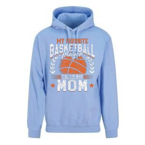 My Favorite Basketball Player Calls Me Mom Basketball Unisex Surf Hoodie