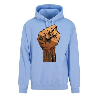 Melanin Fist Black History African American Juneteenth Meaningful Gift Unisex Surf Hoodie