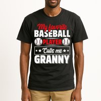 My Favorite Baseball Player Calls Me Granny Mother's Day Tall T-Shirt