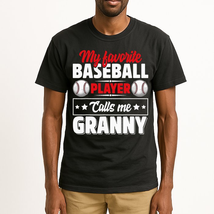 My Favorite Baseball Player Calls Me Granny Mother's Day Tall T-Shirt
