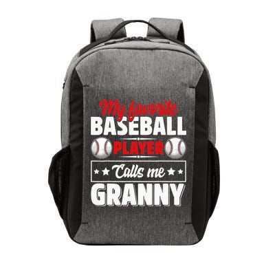 My Favorite Baseball Player Calls Me Granny Mother's Day Vector Backpack