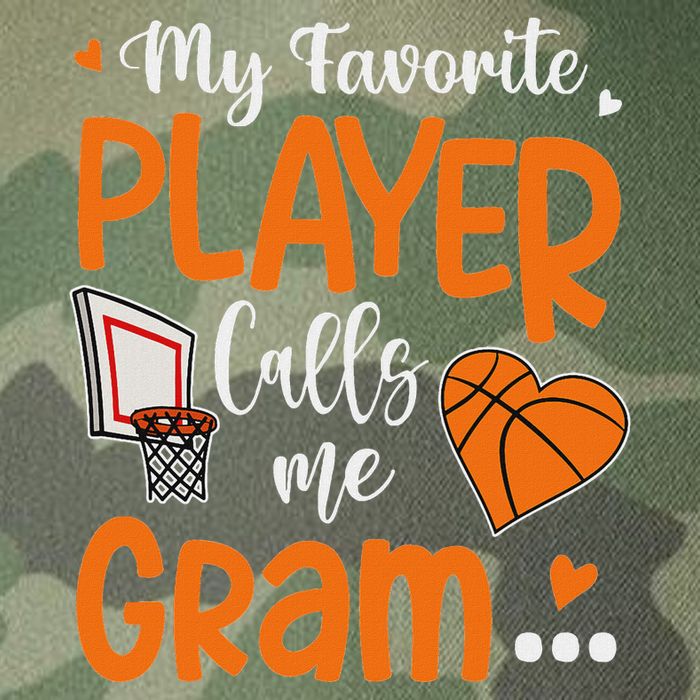 My Favorite Basketball Player Calls Me Gram Legacy Tie Dye Trucker Hat