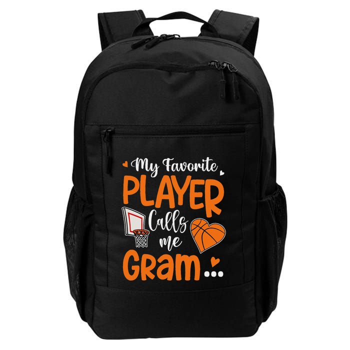 My Favorite Basketball Player Calls Me Gram Backpack