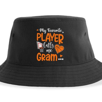 My Favorite Basketball Player Calls Me Gram Sustainable Bucket Hat