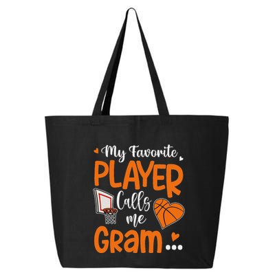 My Favorite Basketball Player Calls Me Gram 25L Jumbo Tote