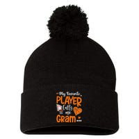 My Favorite Basketball Player Calls Me Gram Pom Pom 12in Knit Beanie