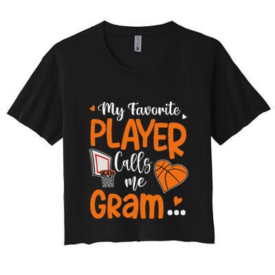 My Favorite Basketball Player Calls Me Gram Crop Top