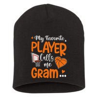My Favorite Basketball Player Calls Me Gram Short Acrylic Beanie