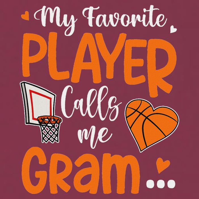 My Favorite Basketball Player Calls Me Gram 16oz Travel Tumbler