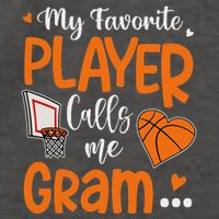 My Favorite Basketball Player Calls Me Gram Vector Backpack