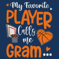 My Favorite Basketball Player Calls Me Gram Infant Baby Jersey Bodysuit