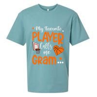 My Favorite Basketball Player Calls Me Gram Sueded Cloud Jersey T-Shirt