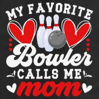 My Favorite Bowler Calls Me Mom Of A Bowler Mama Bowling Mom Adult Drive Performance Visor