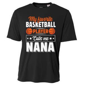 My Favorite Basketball Player Calls Me Nana Mother's Day Cooling Performance Crew T-Shirt