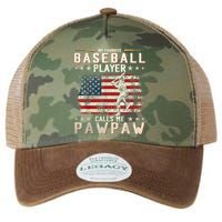 My Favorite Baseball Player Calls Me Pawpaw Flag Father Day Legacy Tie Dye Trucker Hat