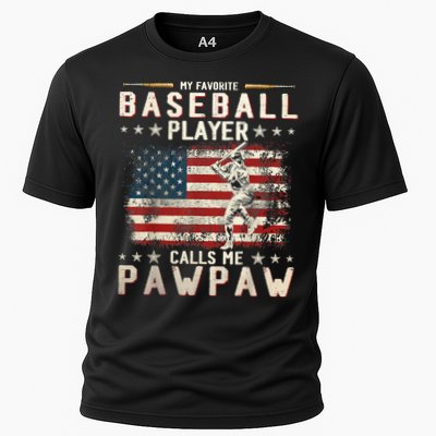My Favorite Baseball Player Calls Me Pawpaw Flag Father Day Performance Shirt