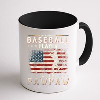 My Favorite Baseball Player Calls Me Pawpaw Flag Father Day Mug