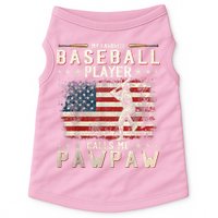 My Favorite Baseball Player Calls Me Pawpaw Flag Father Day Doggie Tank