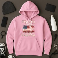 My Favorite Baseball Player Calls Me Pawpaw Flag Father Day Hoodie