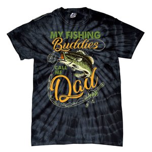 My Fishing Buddies Call Me Dad Father Day Birthday Christmas Gift Tie-Dye T-Shirt