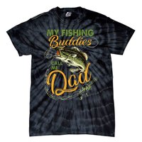 My Fishing Buddies Call Me Dad Father Day Birthday Christmas Gift Tie-Dye T-Shirt