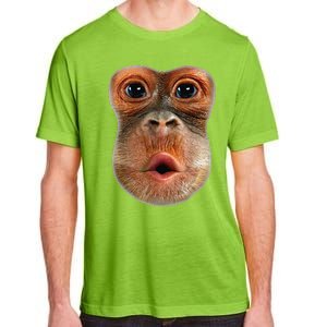 Monkey Face Breath Funny Adult ChromaSoft Performance T-Shirt