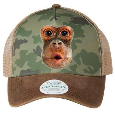 Monkey Face Breath Funny Legacy Tie Dye Trucker Hat