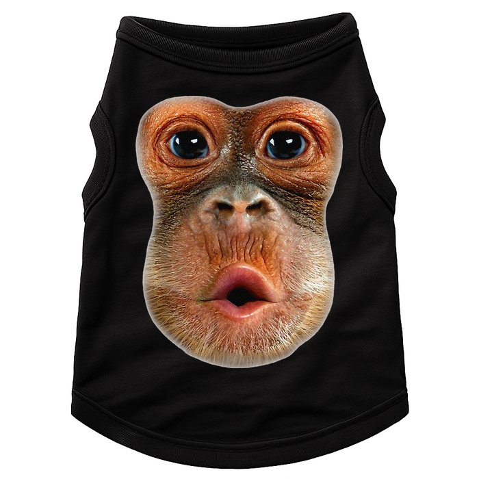 Monkey Face Breath Funny Doggie Tank