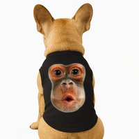 Monkey Face Breath Funny Doggie Tank