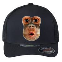 Monkey Face Breath Funny Flexfit Unipanel Trucker Cap