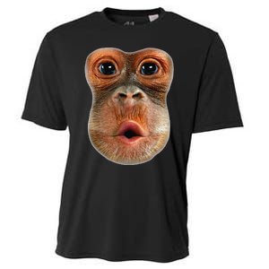 Monkey Face Breath Funny Cooling Performance Crew T-Shirt