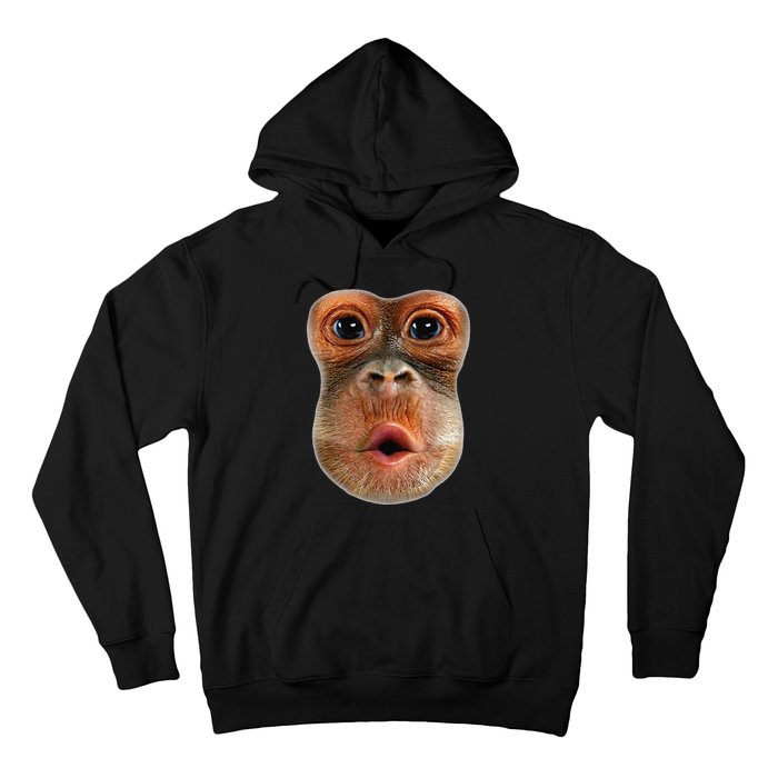 Monkey Face Breath Funny Hoodie