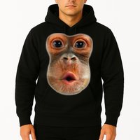 Monkey Face Breath Funny Hoodie