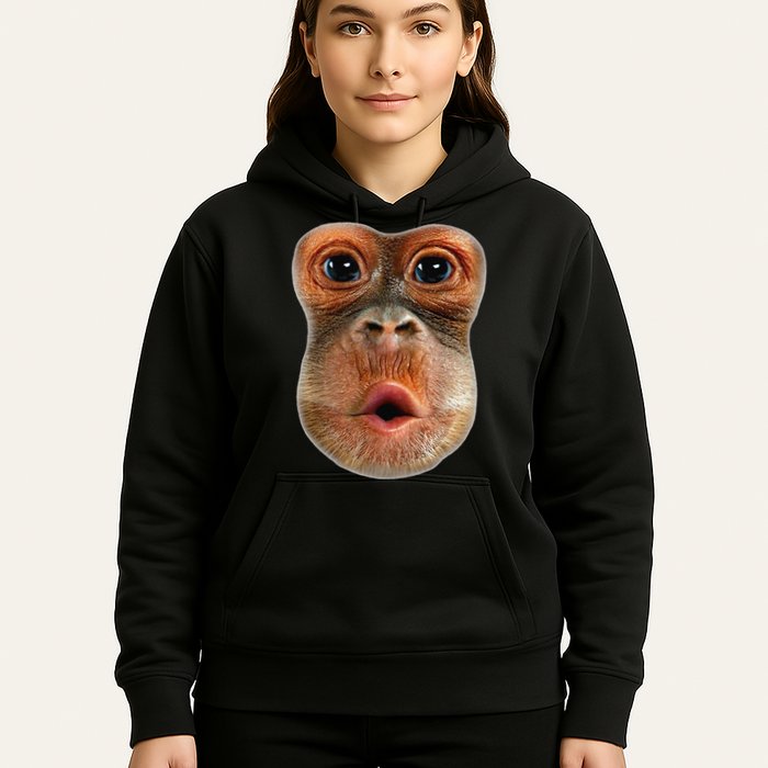 Monkey Face Breath Funny Hoodie