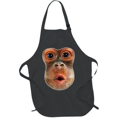 Monkey Face Breath Funny Apron