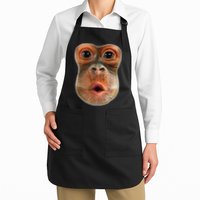 Monkey Face Breath Funny Apron