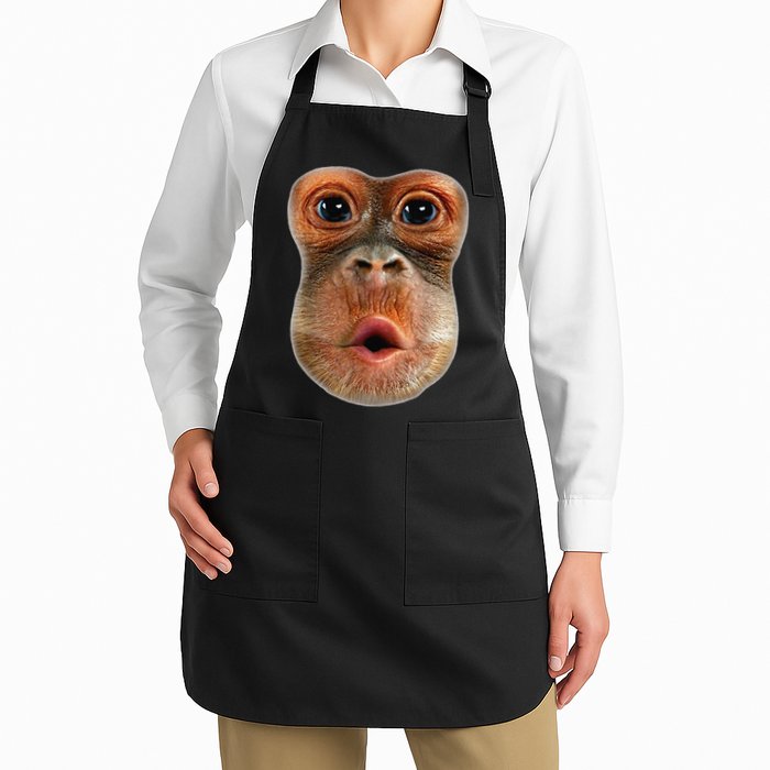 Monkey Face Breath Funny Apron