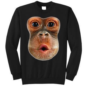 Monkey Face Breath Funny Sweatshirt