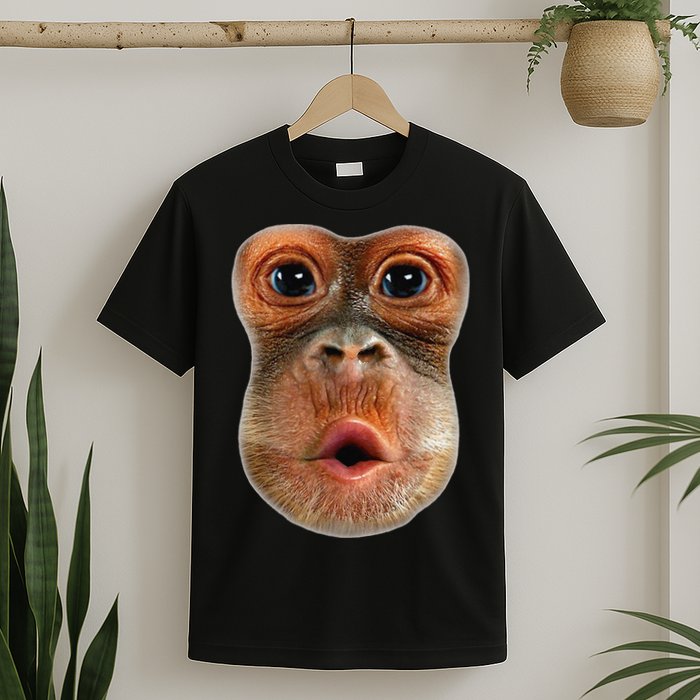 Monkey Face Breath Funny T-Shirt