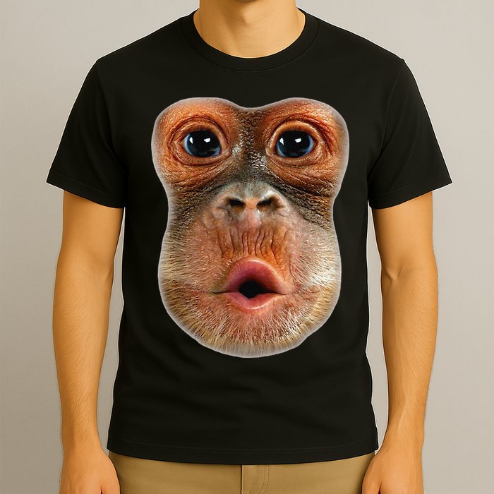 Monkey Face Breath Funny T-Shirt