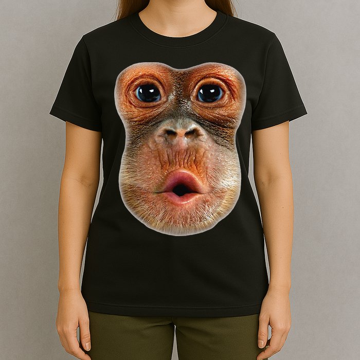Monkey Face Breath Funny T-Shirt