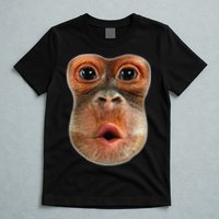 Monkey Face Breath Funny T-Shirt