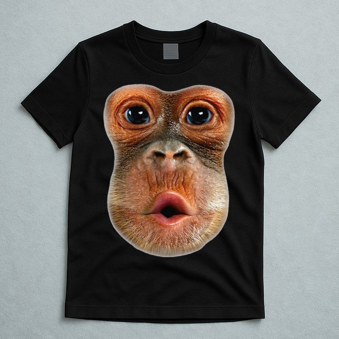 Monkey Face Breath Funny T-Shirt