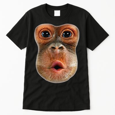 Monkey Face Breath Funny Tall T-Shirt