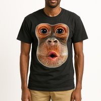 Monkey Face Breath Funny Tall T-Shirt