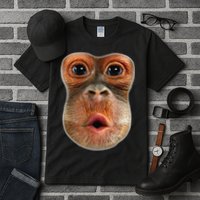 Monkey Face Breath Funny Tall T-Shirt