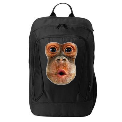 Monkey Face Breath Funny City Backpack